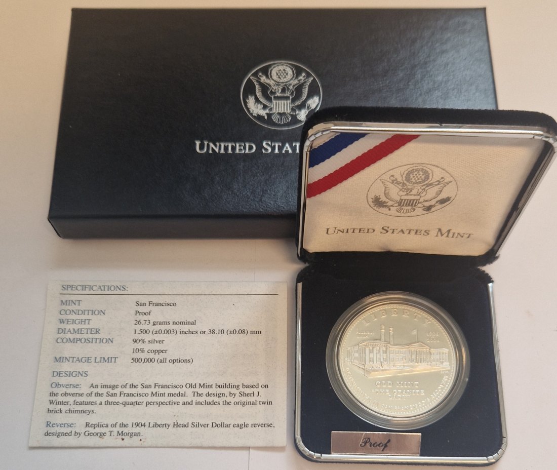  United State Mint San Francisco Old Mint 2006 Silber Proof Münzenankauf Koblenz Frank Maurer AD185   