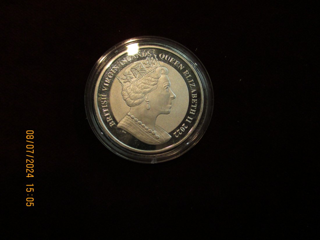  1 Dollar 2022 Britisch Virgin Islands Santa Maria 1 Unze Silber 9999er   
