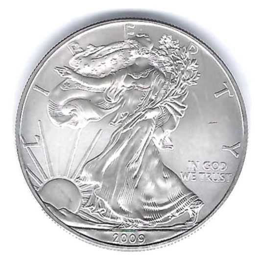  USA 1 Dollar Silver Eagle 2009 1 oz. Silber Münzenankauf Koblenz Frank Maurer AD198   