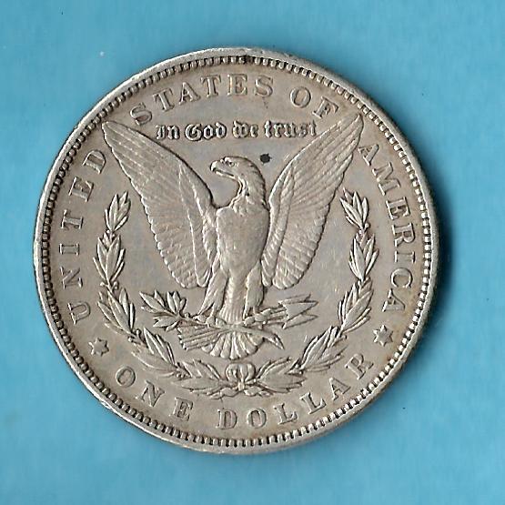  USA Morgan Dollar 1890  Silber Golden Gate Goldankauf Koblenz Frank Maurer AD510   