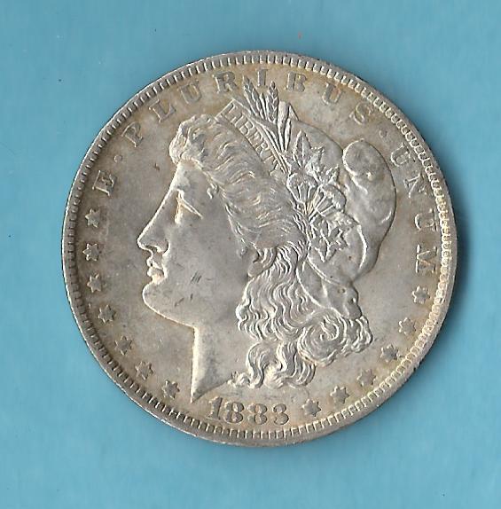  USA Morgan Dollar 1888 O vz  Silber Golden Gate Goldankauf Koblenz Frank Maurer AD513   