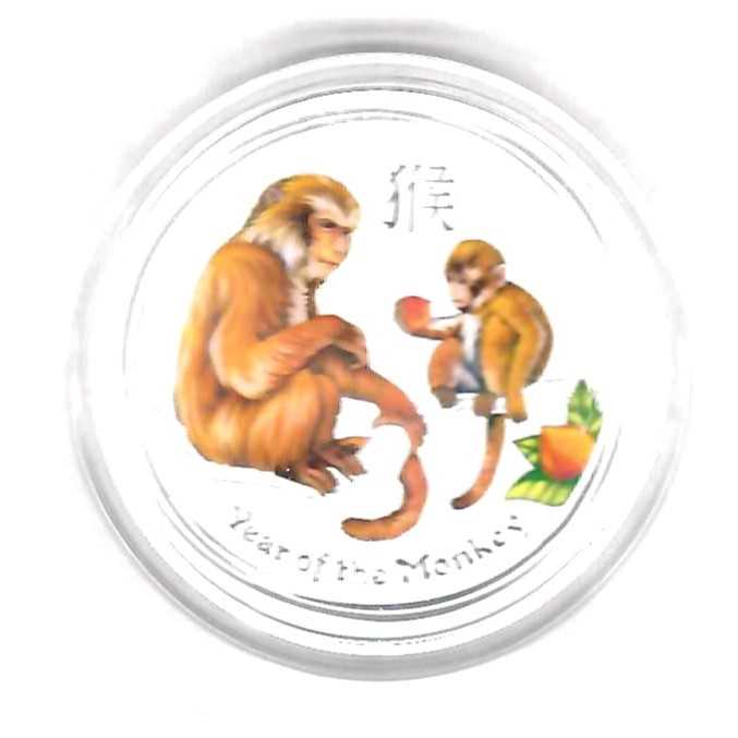  Australien 1 Dollar Year of the monkey 2016 Silber Münzenankauf Koblenz Frank Maurer AD415   