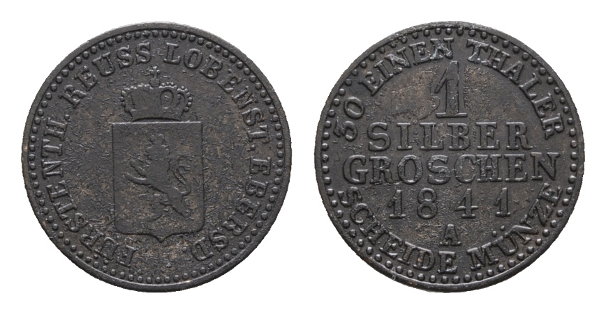  Reuß; Kleinmünze 1841   