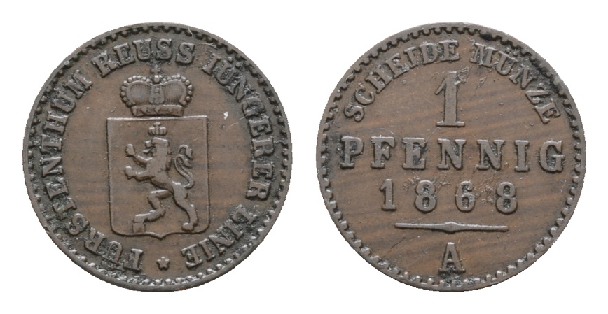  Reuß; Kleinmünze 1868   