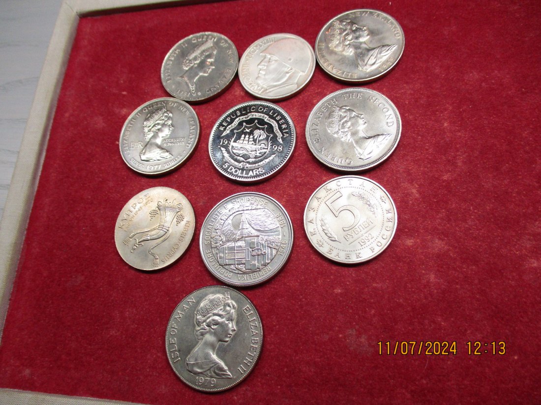  Lot Sammlung 10 Münzen siehe Foto / BV   