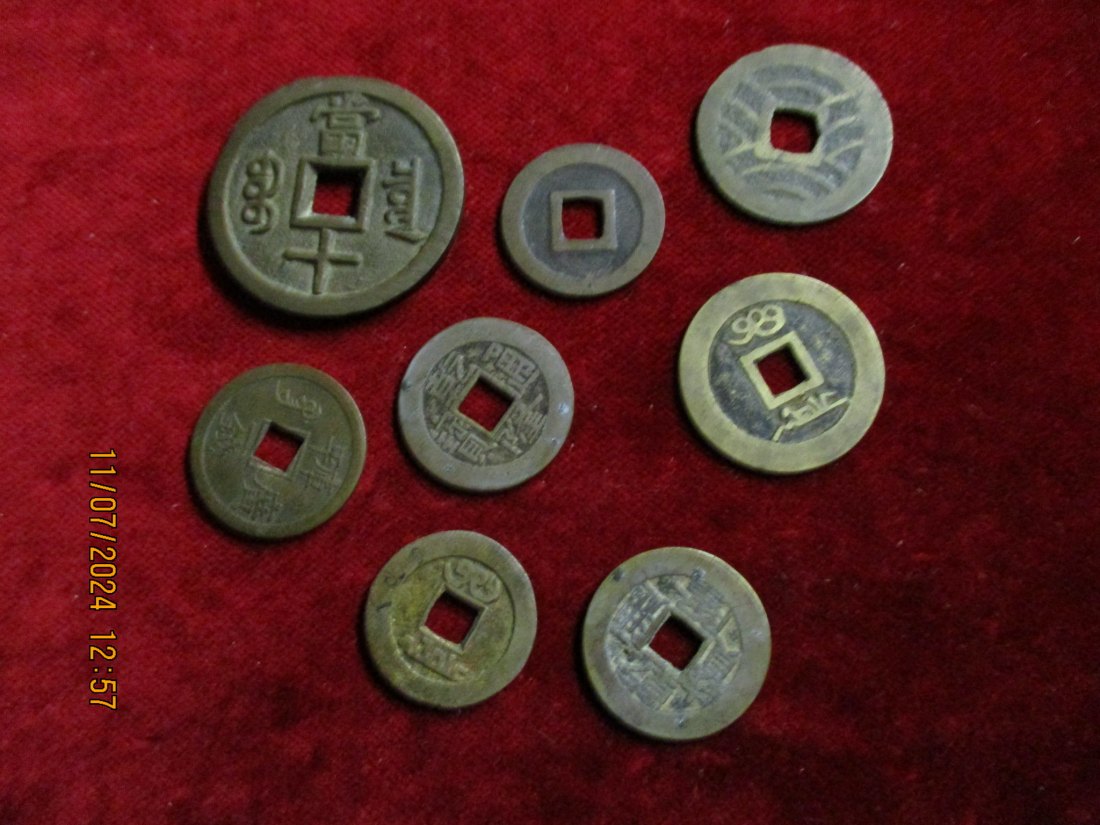  Lot Sammlung alter Münzen siehe Foto /K1   