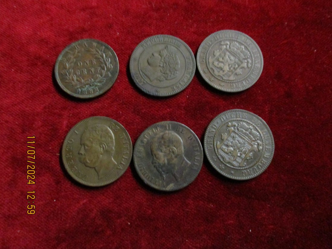  Lot Sammlung alter Münzen siehe Foto /K3   