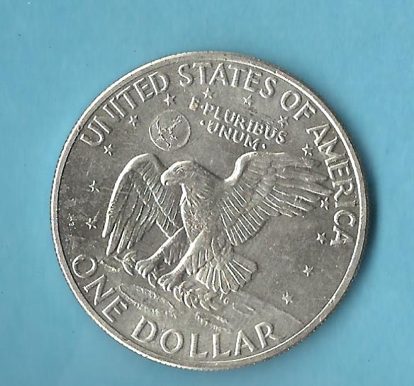  USA 1 Silber Einsenhower Dollar 1971 Golden Gate Goldankauf Koblenz Frank Maurer AD582   