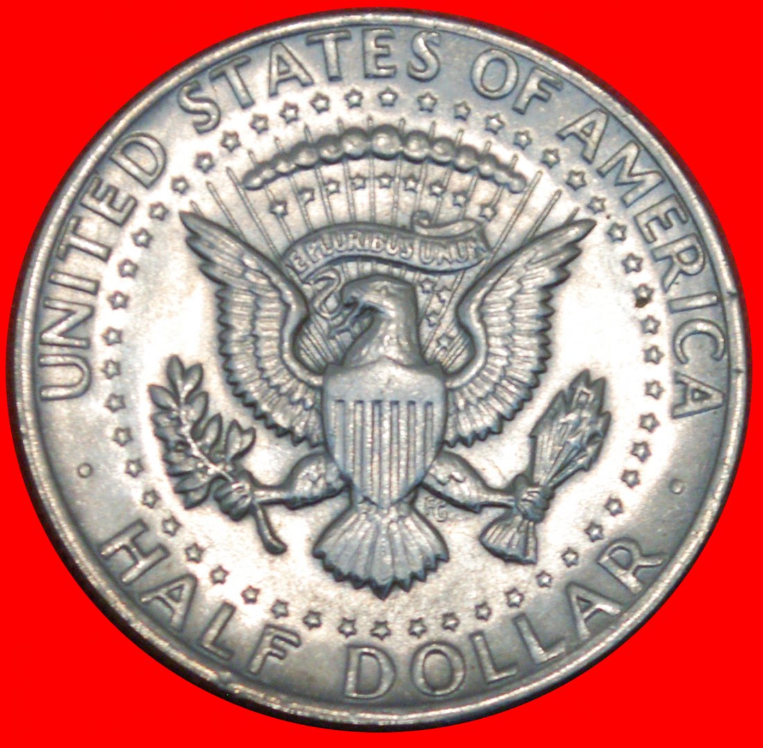  * EAGLE (1964-2024): USA ★ 1/2 DOLLAR 1974D KENNEDY (1960-1963)! MINT LUSTRE★LOW START ★ NO RESERVE!   