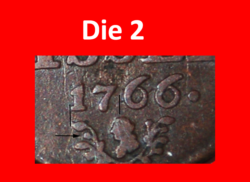  * WILLIAM V (1751-1806):NETHERLANDS OVERIJSSEL★1 DUIT 1766 EAGLE (1766-1767)★LOW START ★ NO RESERVE!   