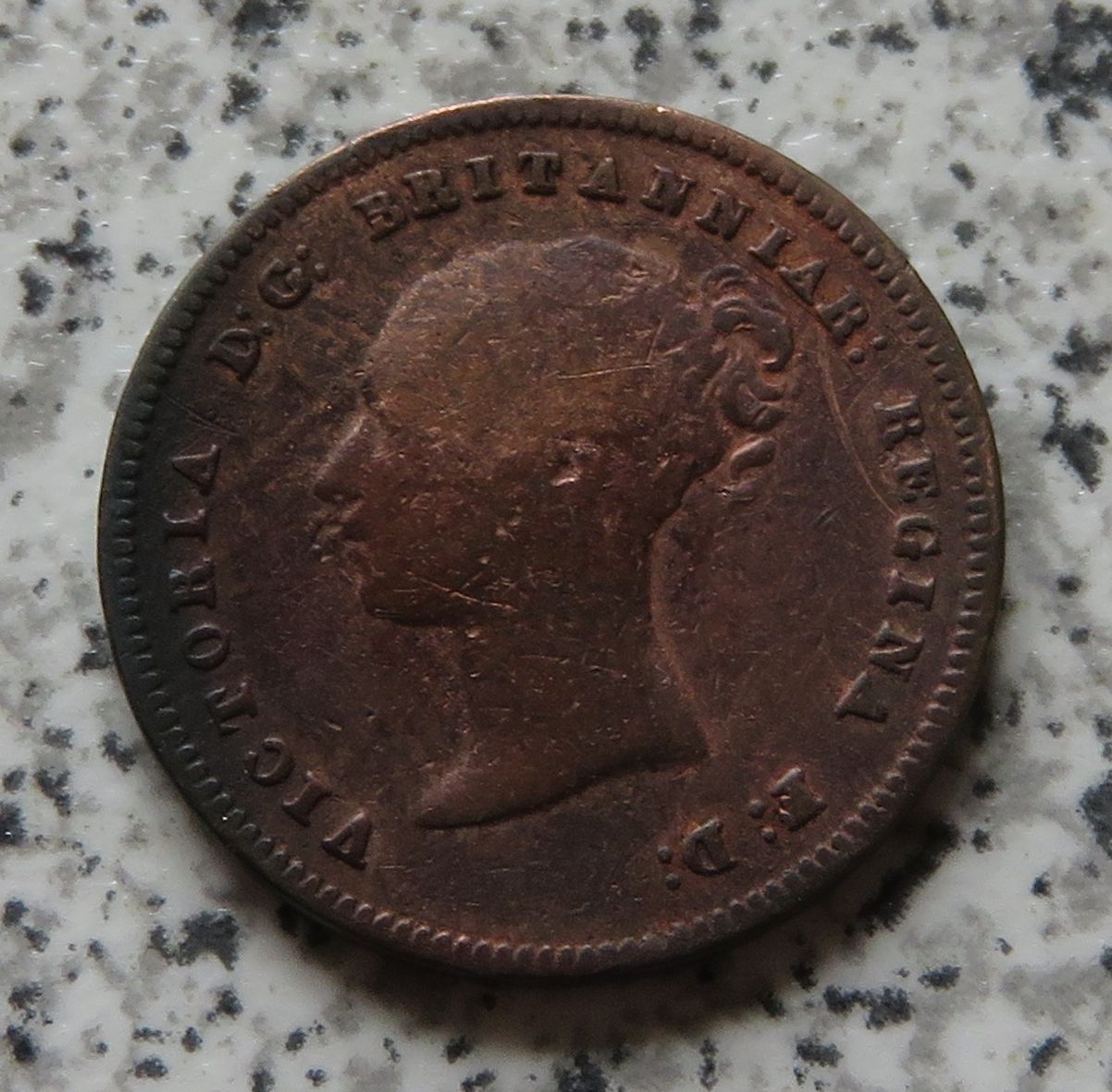  Großbritannien half Farthing 1839   