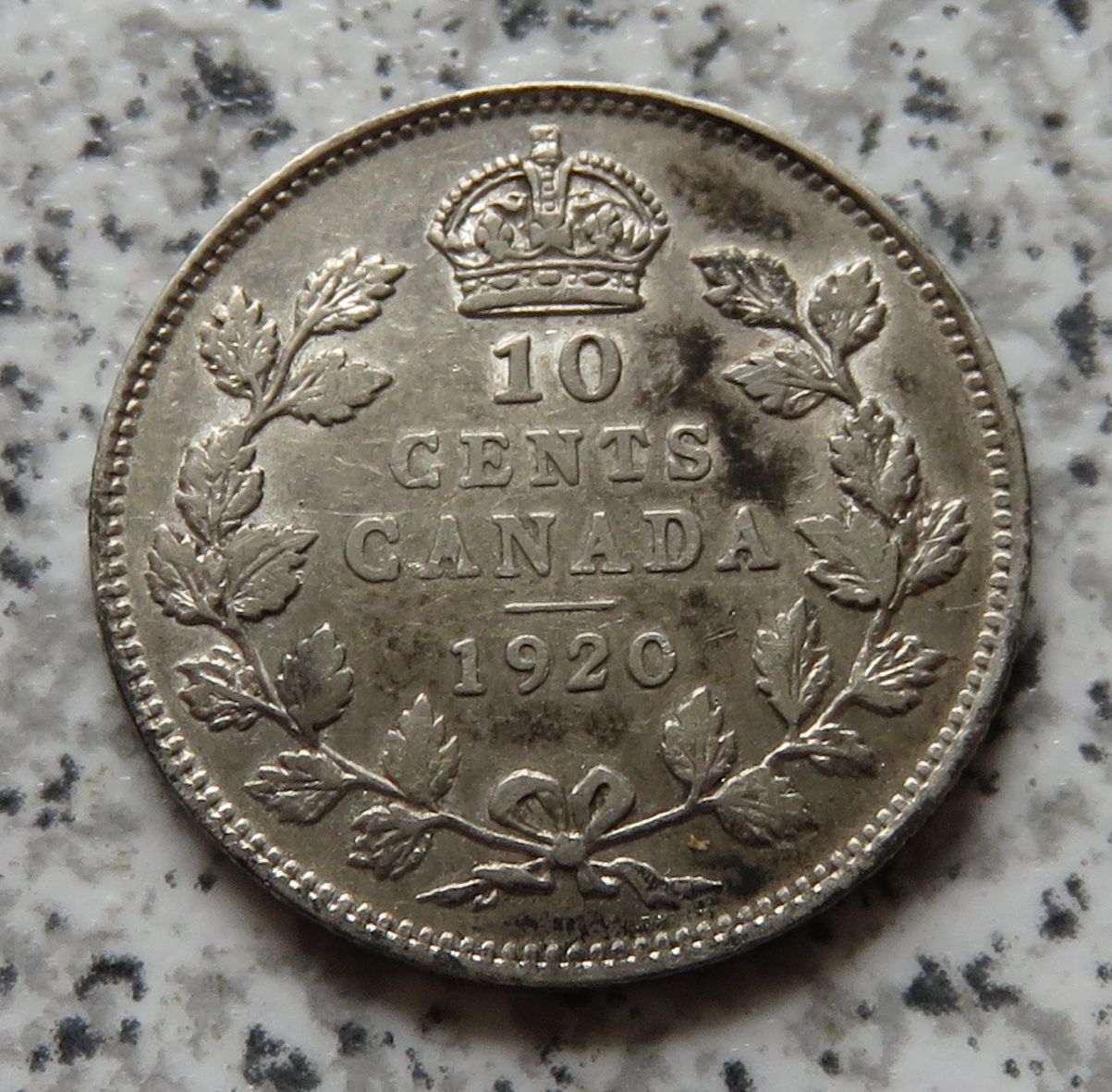  Canada 10 Cents 1920   