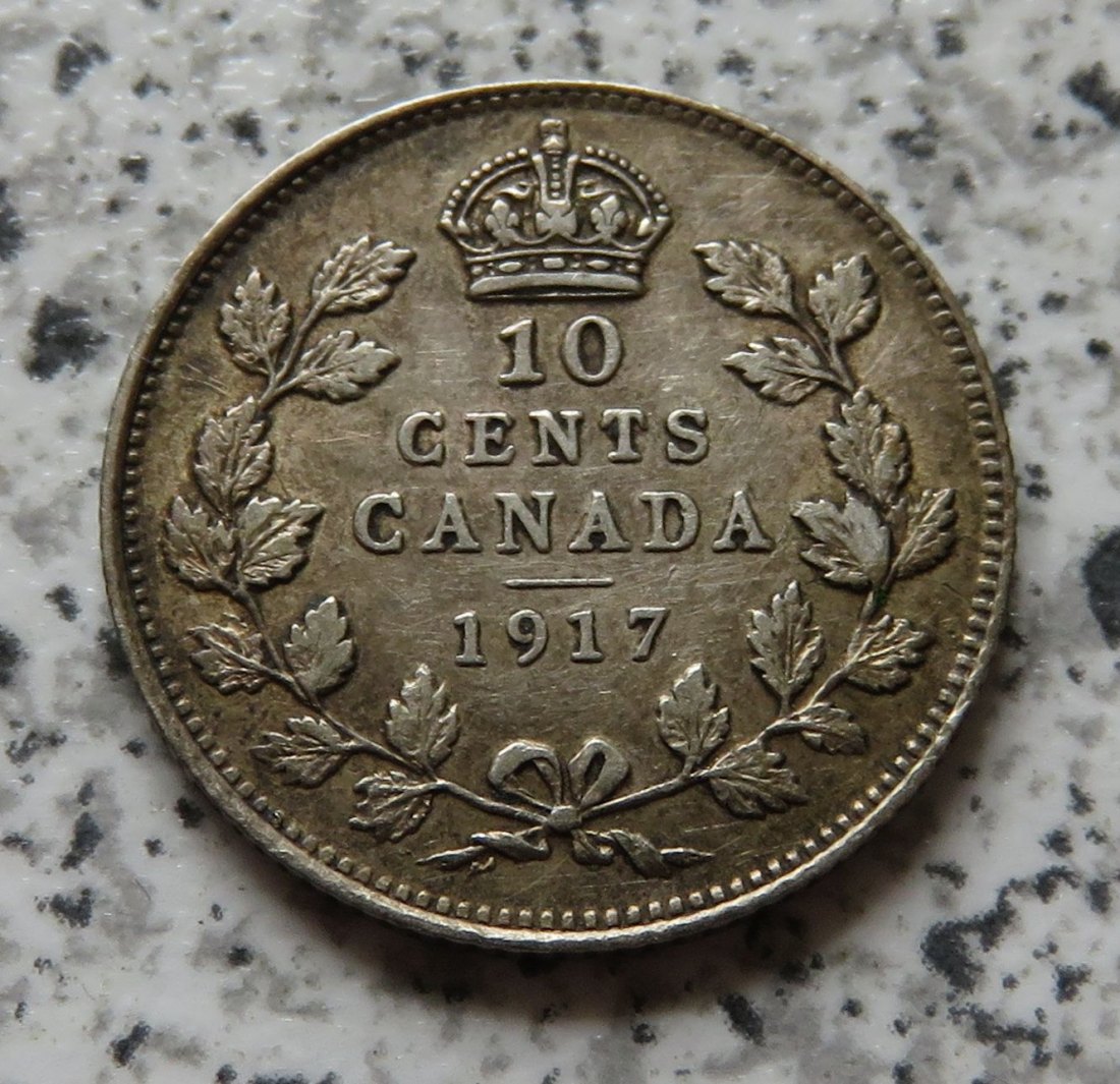  Canada 10 Cents 1917   