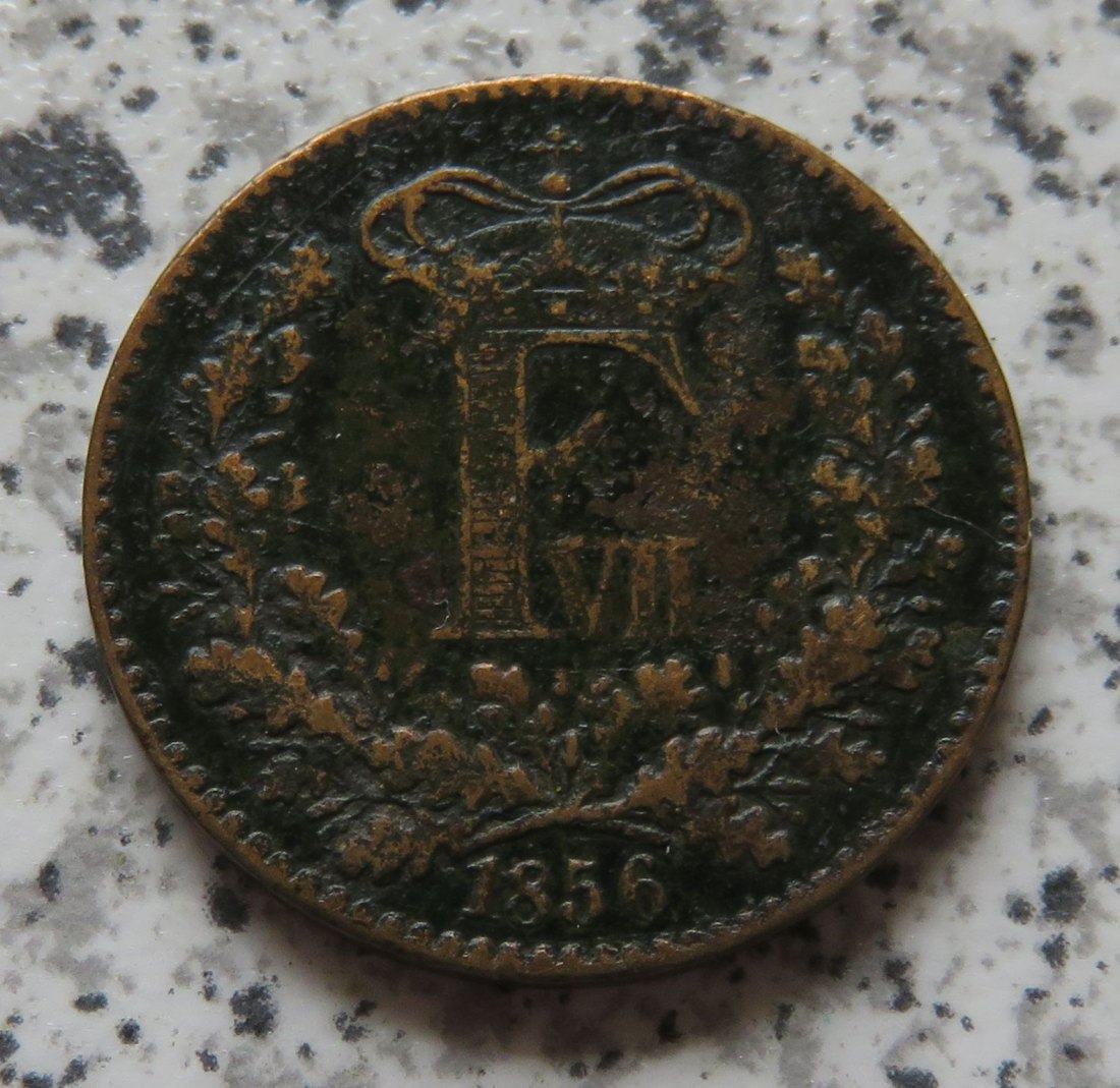 Dänemark 1 Skilling 1856   