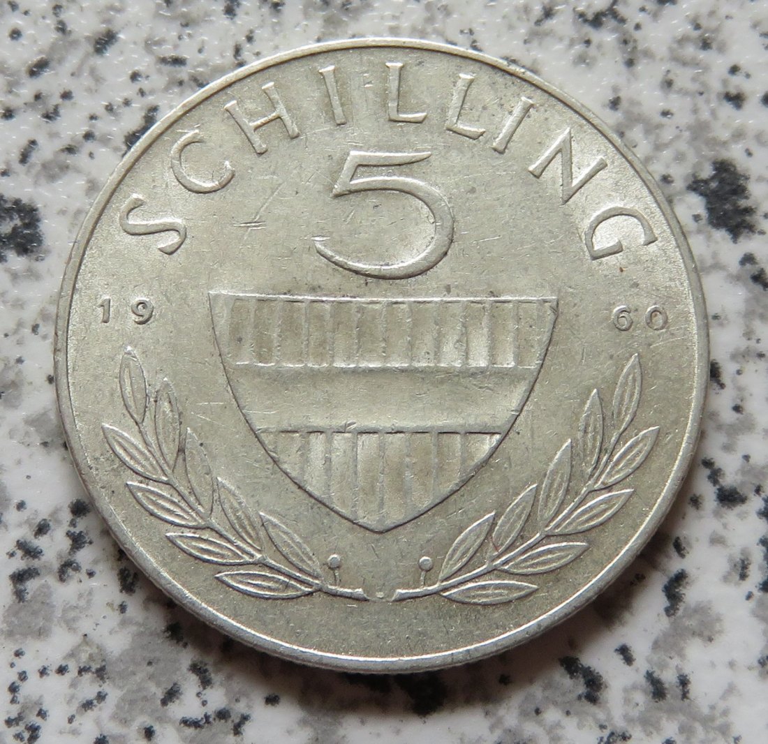  Österreich 5 Schilling 1960   