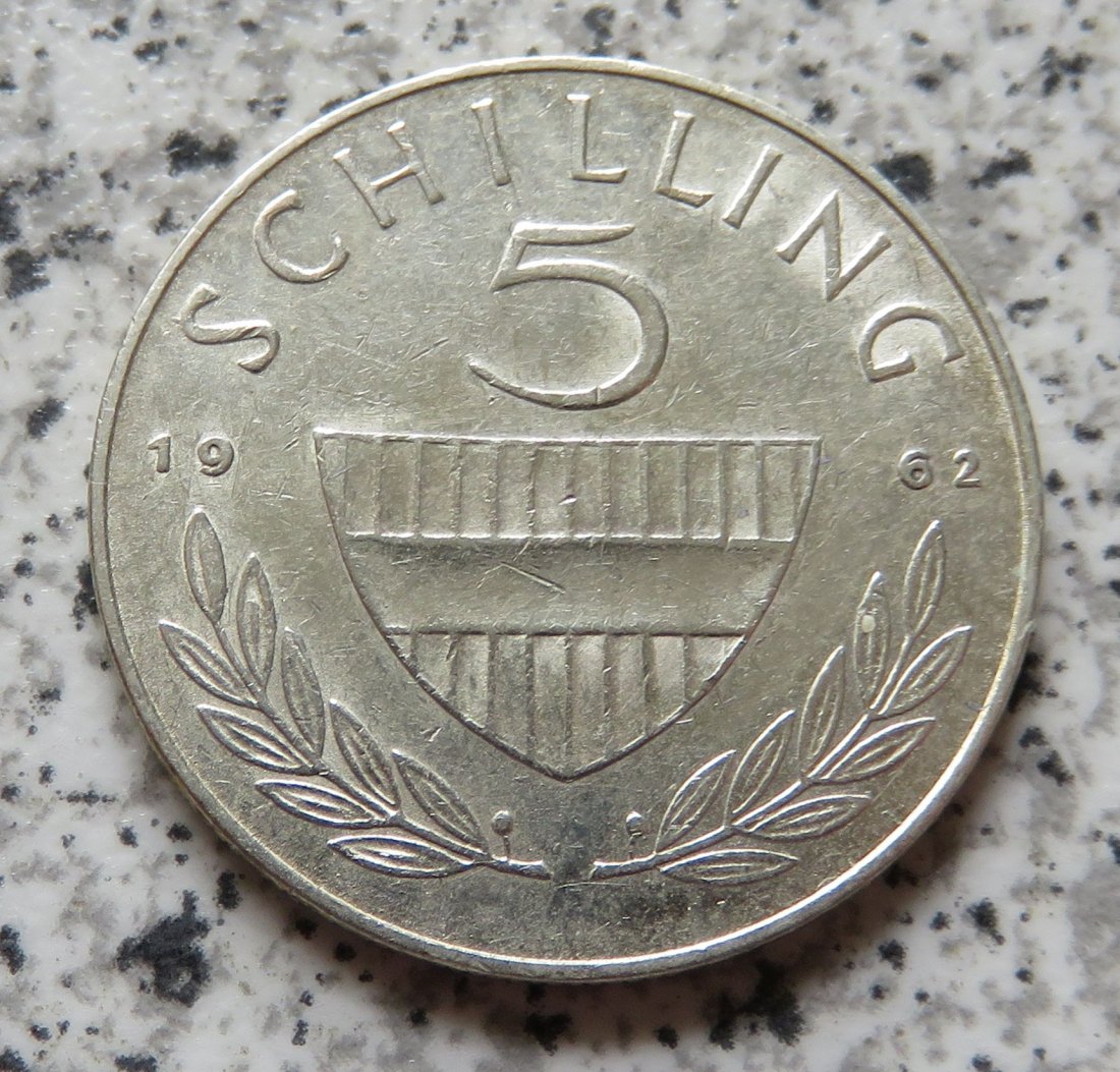  Österreich 5 Schilling 1962   
