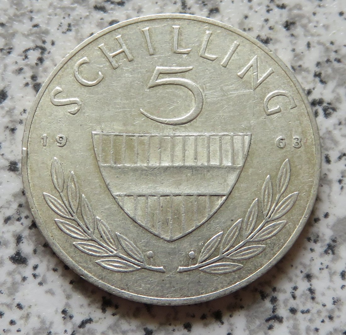  Österreich 5 Schilling 1963   