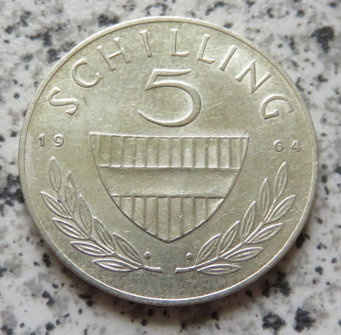  Österreich 5 Schilling 1964   