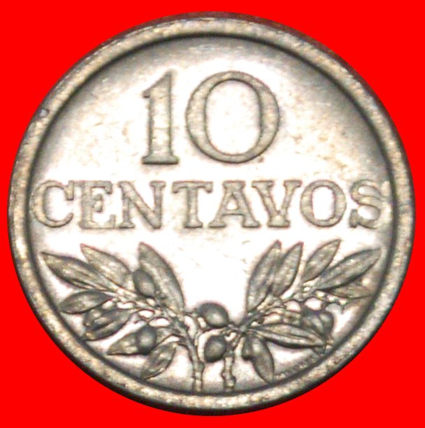  * OLIVES (1969-1979): PORTUGAL ★ 10 CENTAVOS 1976 MINT LUSTRE! ★LOW START ★ NO RESERVE!   