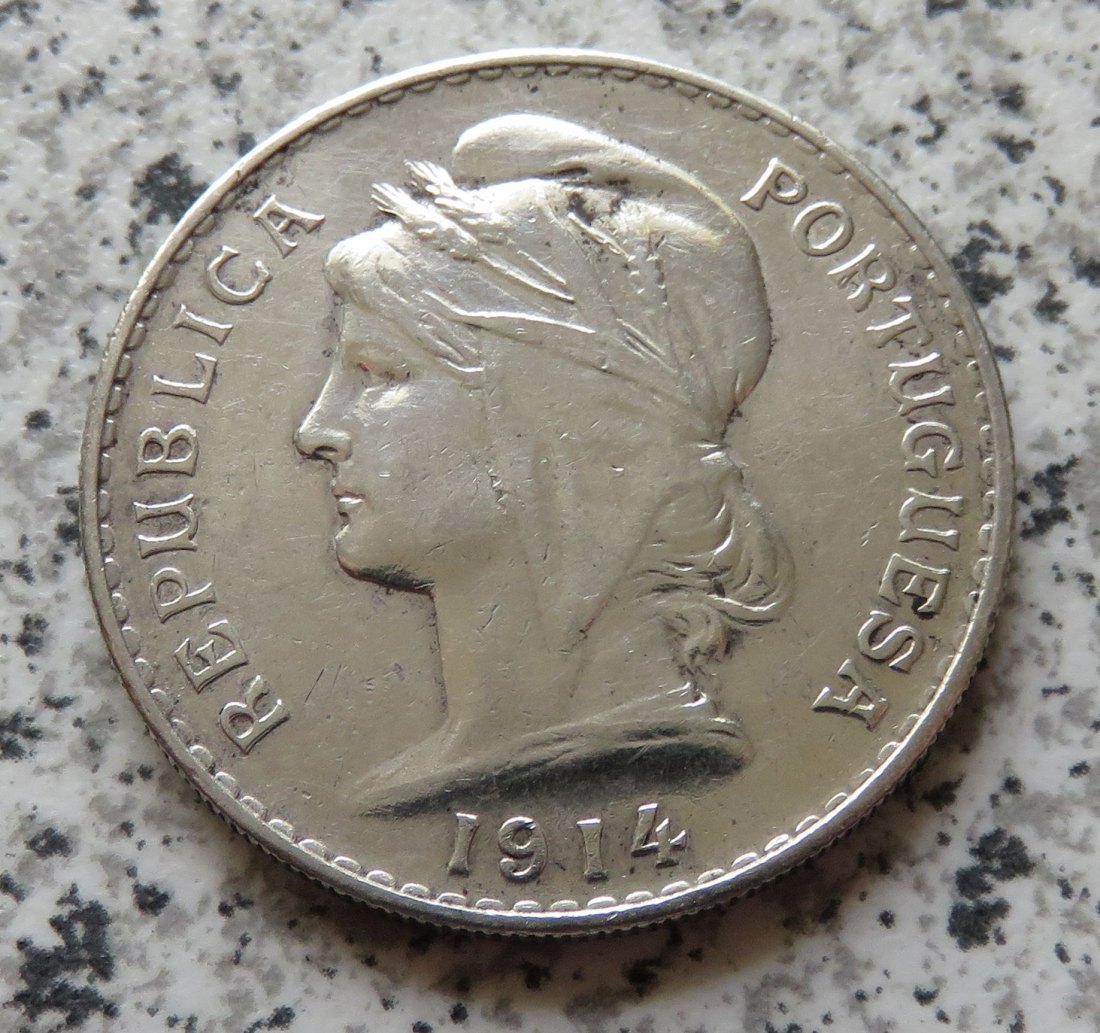  Portugal 50 Centavos 1914   
