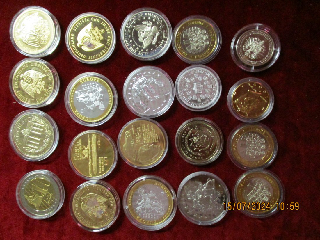  Lot - Sammlung Münzen & Medaillen siehe Foto/ P3   