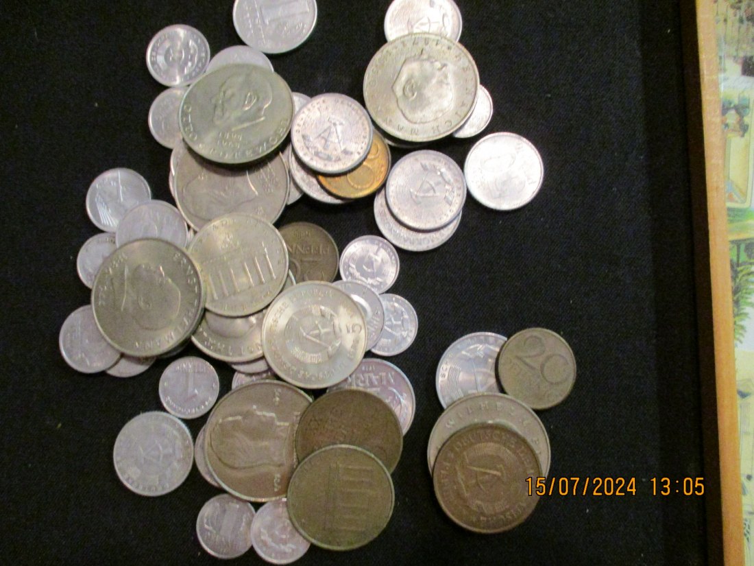  Lot - Sammlung Münzen DDR siehe Foto /P10   