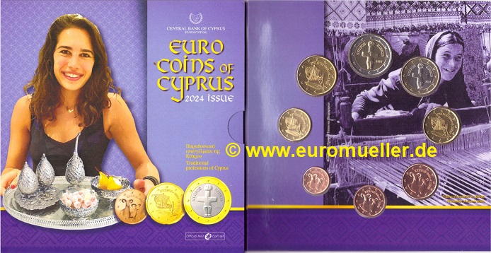 Zypern ...original Euro KMS 2024...bu.   