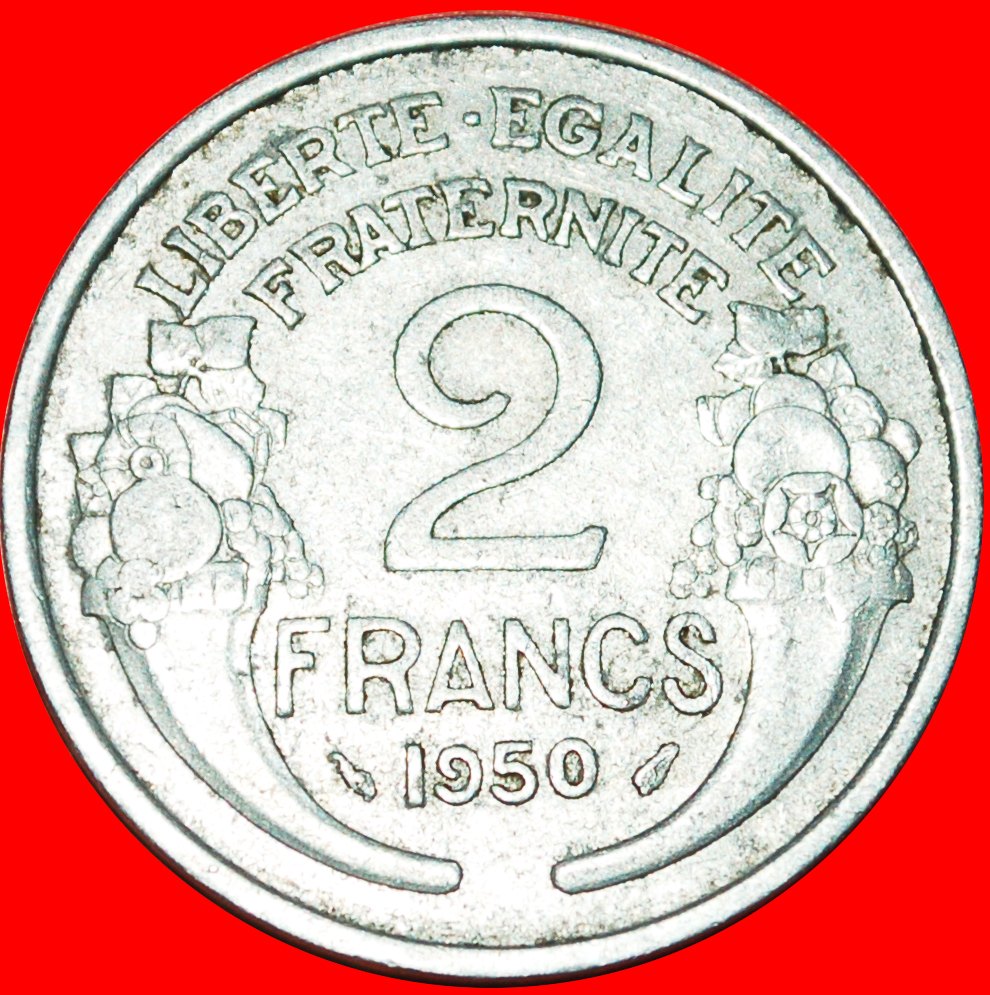  * FÜLLHÖRNER (1941-1959): FRANKREICH ★ 2 FRANCS 1950!  ★OHNE VORBEHALT!   