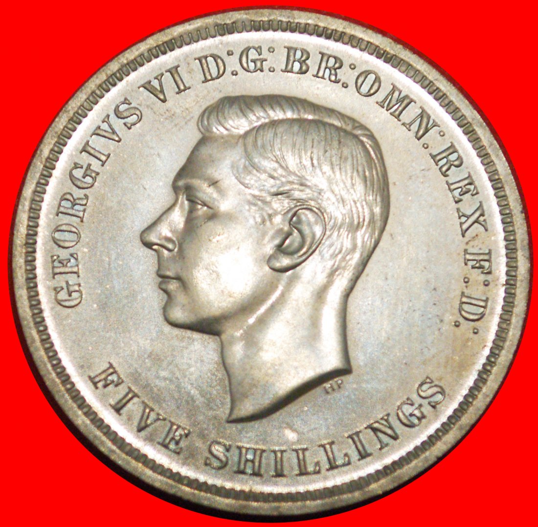  * GEORG VI. (1937-1952): SUURI-BRITANNIA ★ CROWN 5 SHILLING 1851-1951 PP! LOHIKÄÄRME!★OHNE VORBEHALT   