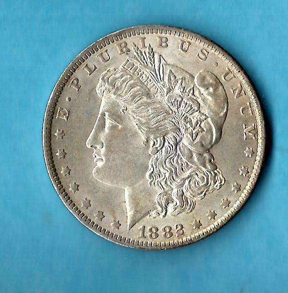  USA Morgan Dollar 1882 O Silber Golden Gate Münzenankauf Koblenz Frank Maurer AD606   