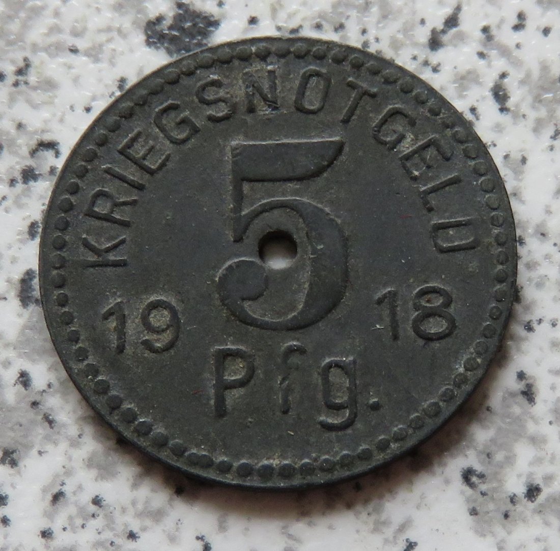  Apolda 5 Pfennig 1918   