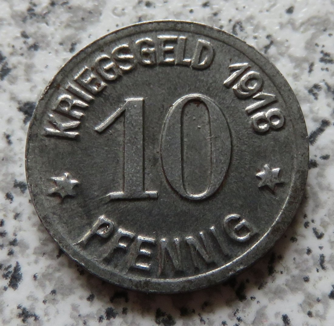  Coblenz 10 Pfennig 1918   