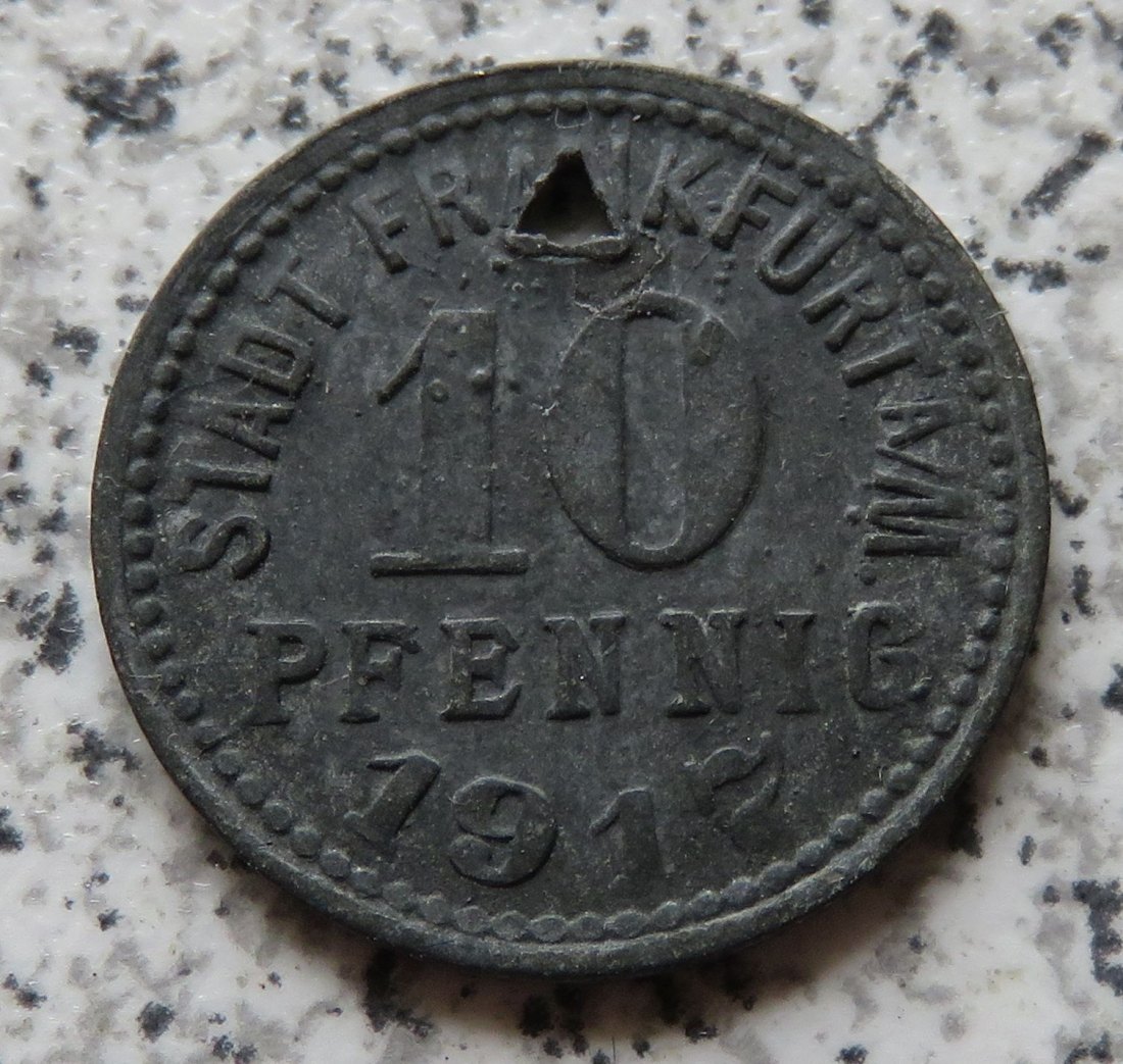  Frankfurt am Main 10 Pfennig 1917   