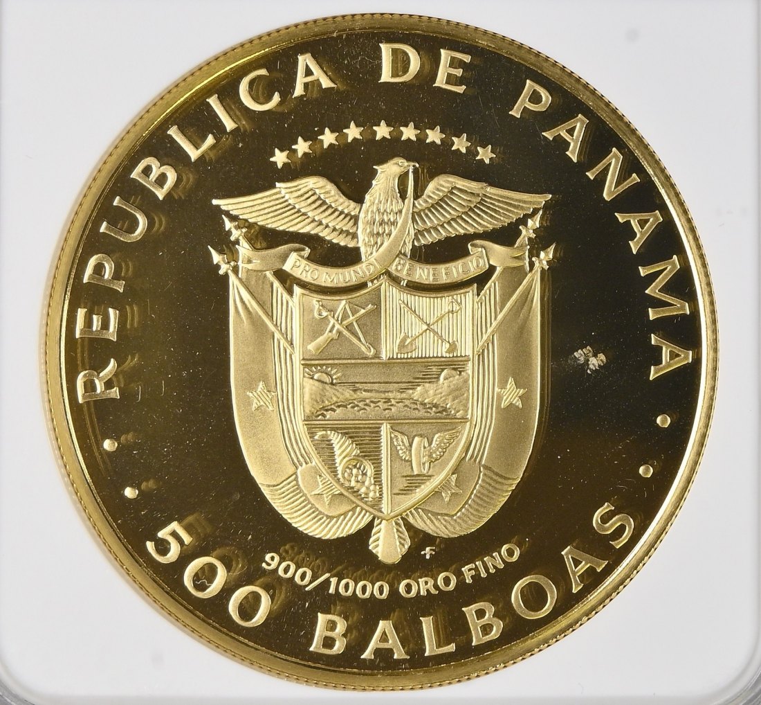 Panama 500 Balboas 1978 | NGC PF69 ULTRA CAMEO | 30 Jahre O.A.S. Gründung   