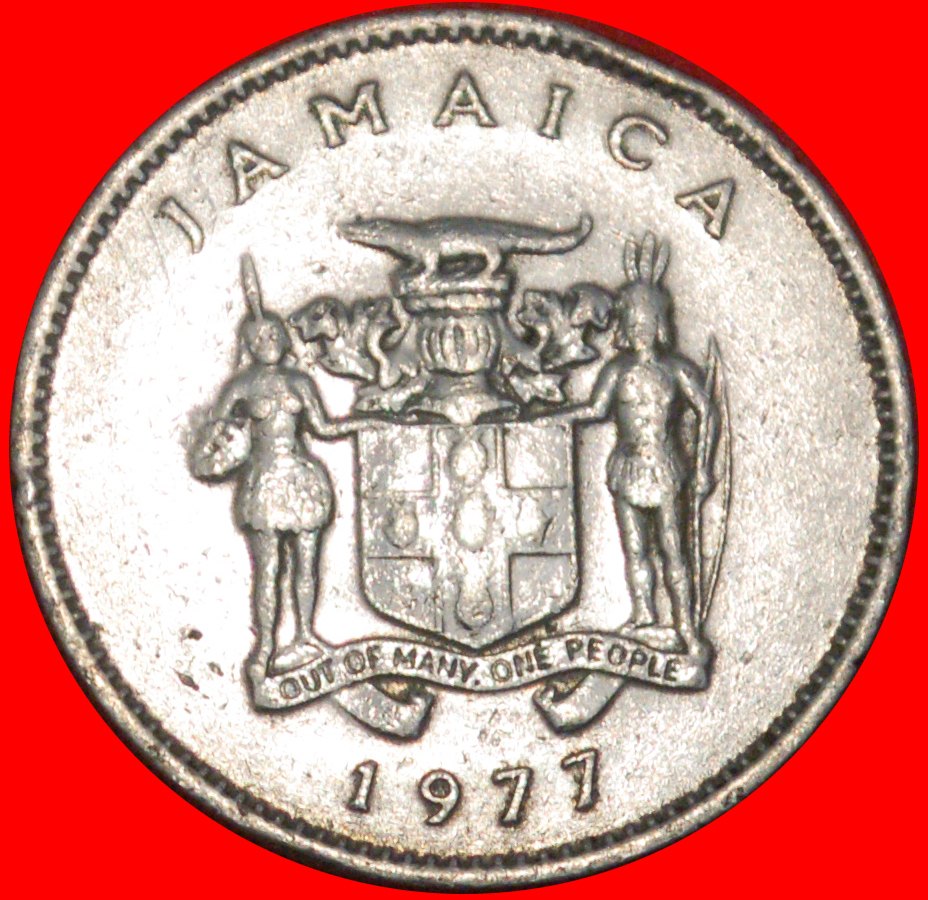  * GROSSBRITANNIEN (1969-1989): JAMAIKA ★ 10 CENT 1977 SCHMETTERLING! ★OHNE VORBEHALT!   