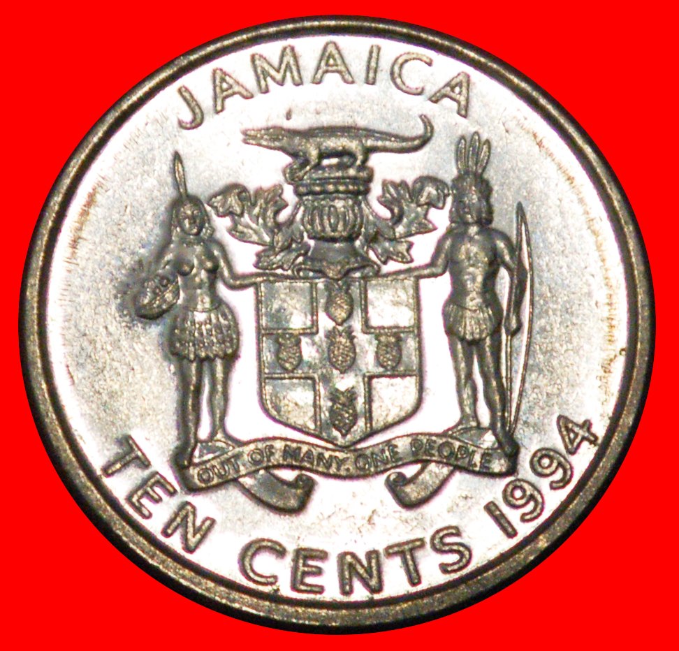  *GREAT BRITAIN (1991-1994):JAMAICA★10 CENTS 1994 BOGLE (1822–1865) CROCODILE★LOW START ★ NO RESERVE!   