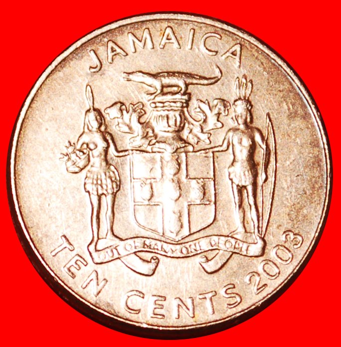  *GREAT BRITAIN (1995-2012):JAMAICA★10 CENTS 2003 BOGLE (1822-1865) CROCODILE★LOW START ★ NO RESERVE!   