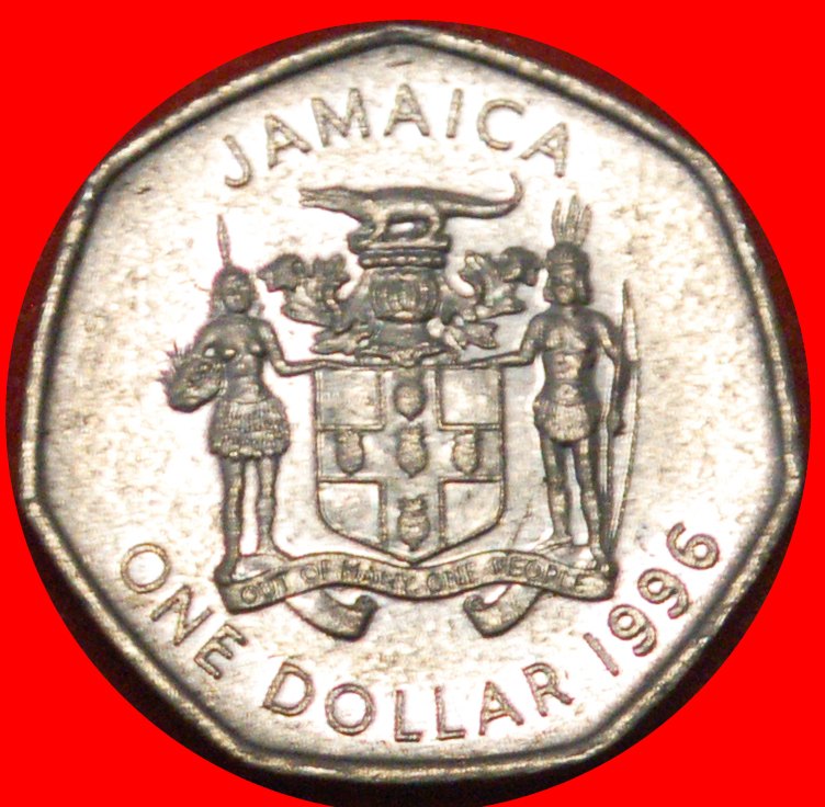  *GREAT BRITAIN 1994-2022:JAMAICA★1 DOLLAR 1996 BUSTAMANTE 1884-1977★TYPE A ★LOW START★ NO RESERVE!   