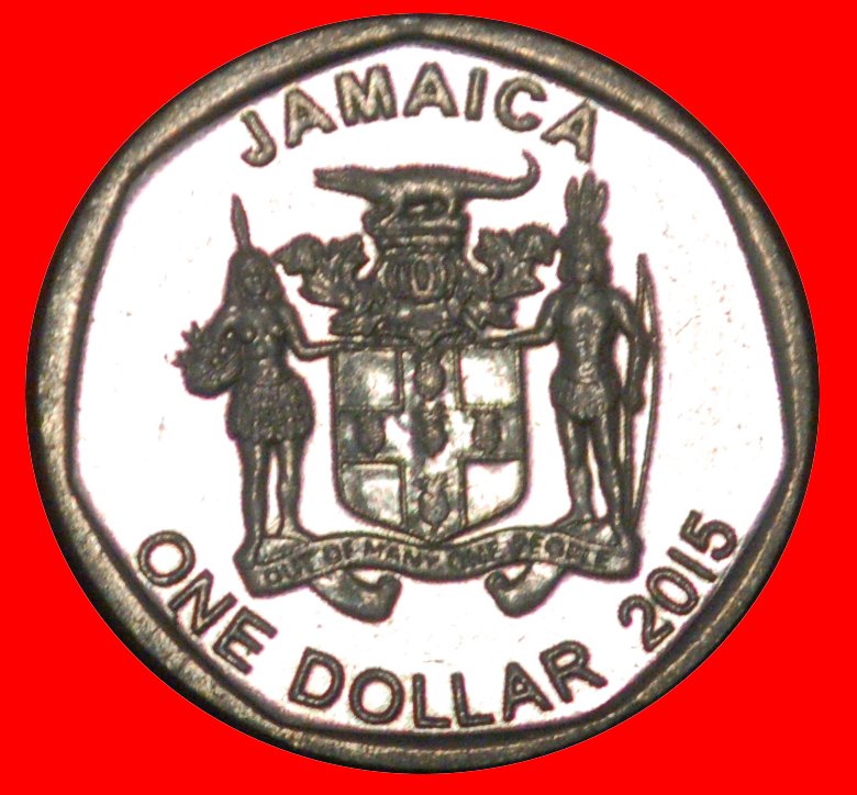  *GREAT BRITAIN 2008-2022:JAMAICA★1 DOLLAR 2015 BUSTAMANTE 1884-1977★DISCOVERY★LOW START★ NO RESERVE!   