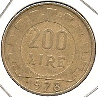  Italien 200 Lira 1978 #161   