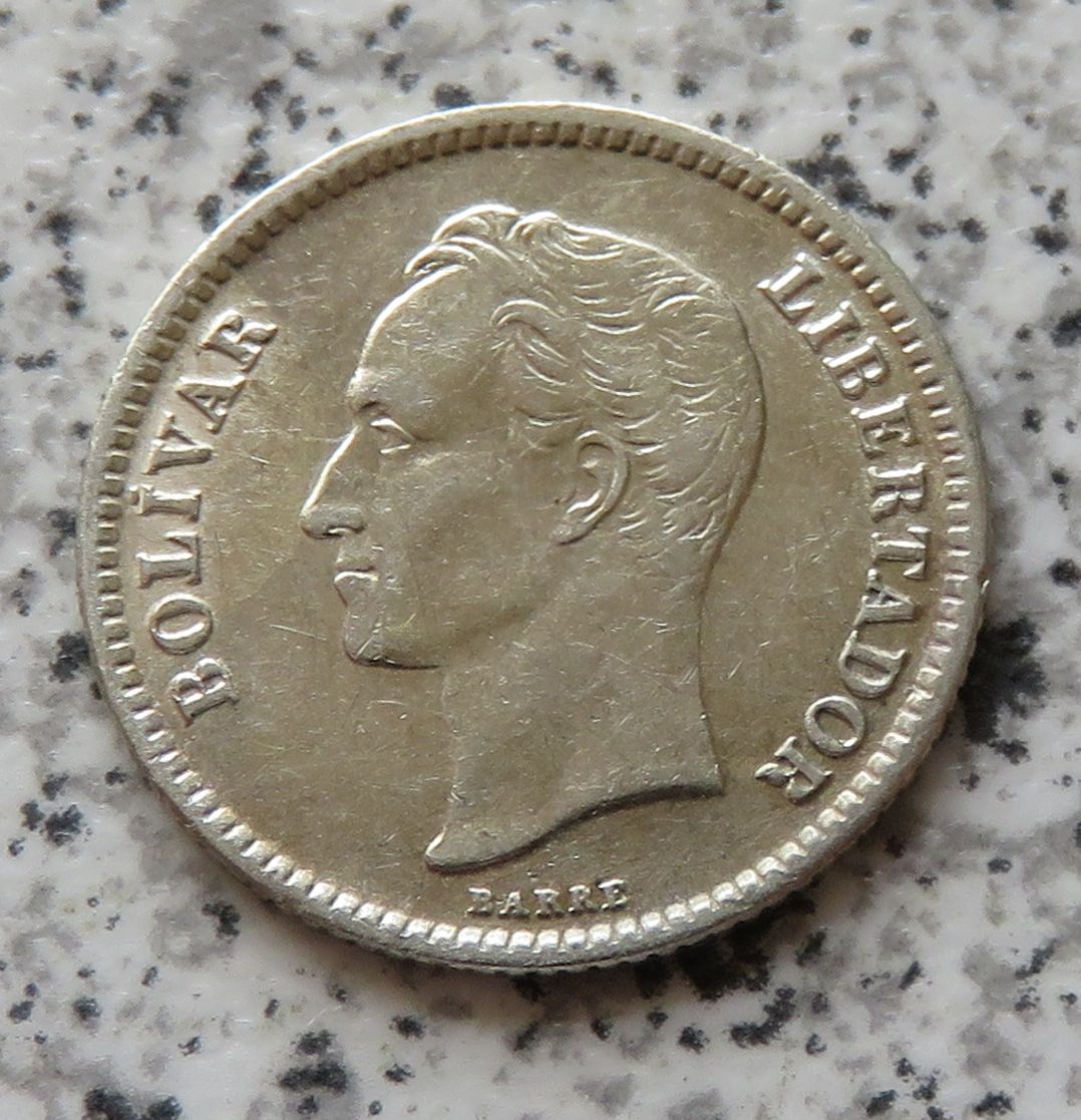  Venezuela 25 Centimos 1954   