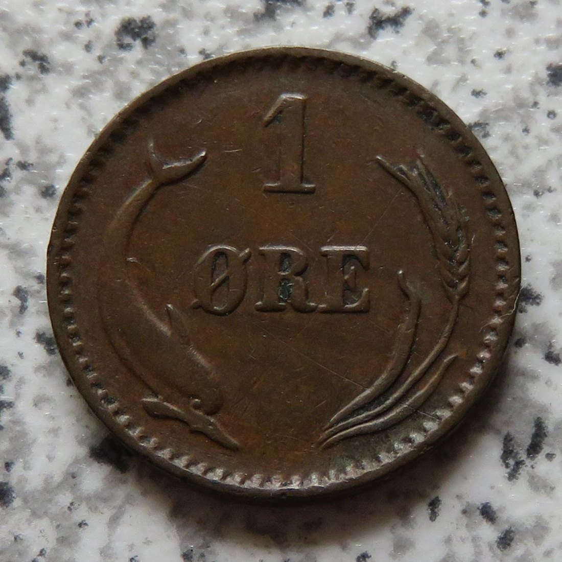  Dänemark 1 Öre 1897   