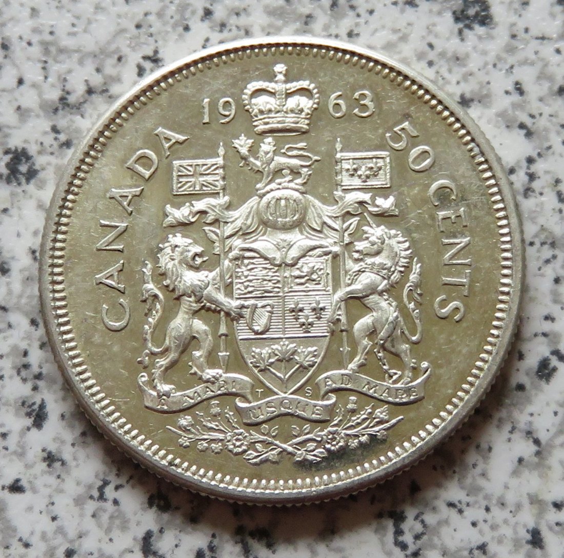  Canada 50 Cents 1963   