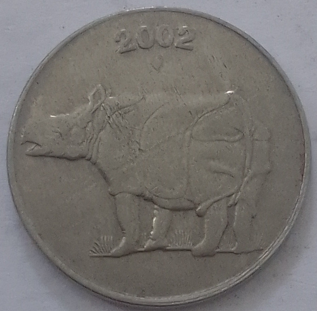  India circulated  coin 2002   
