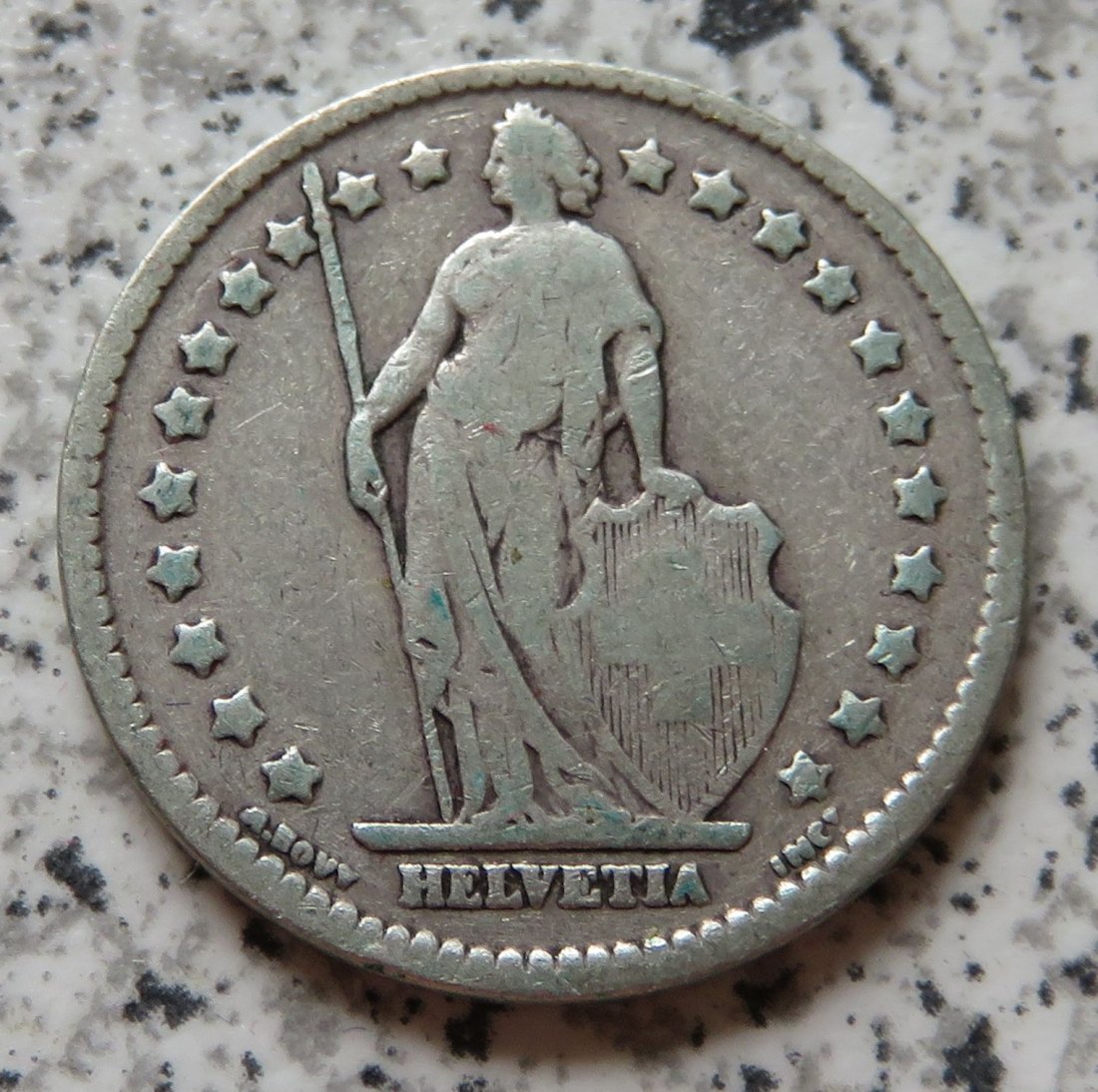  Schweiz 1 Franken 1908   