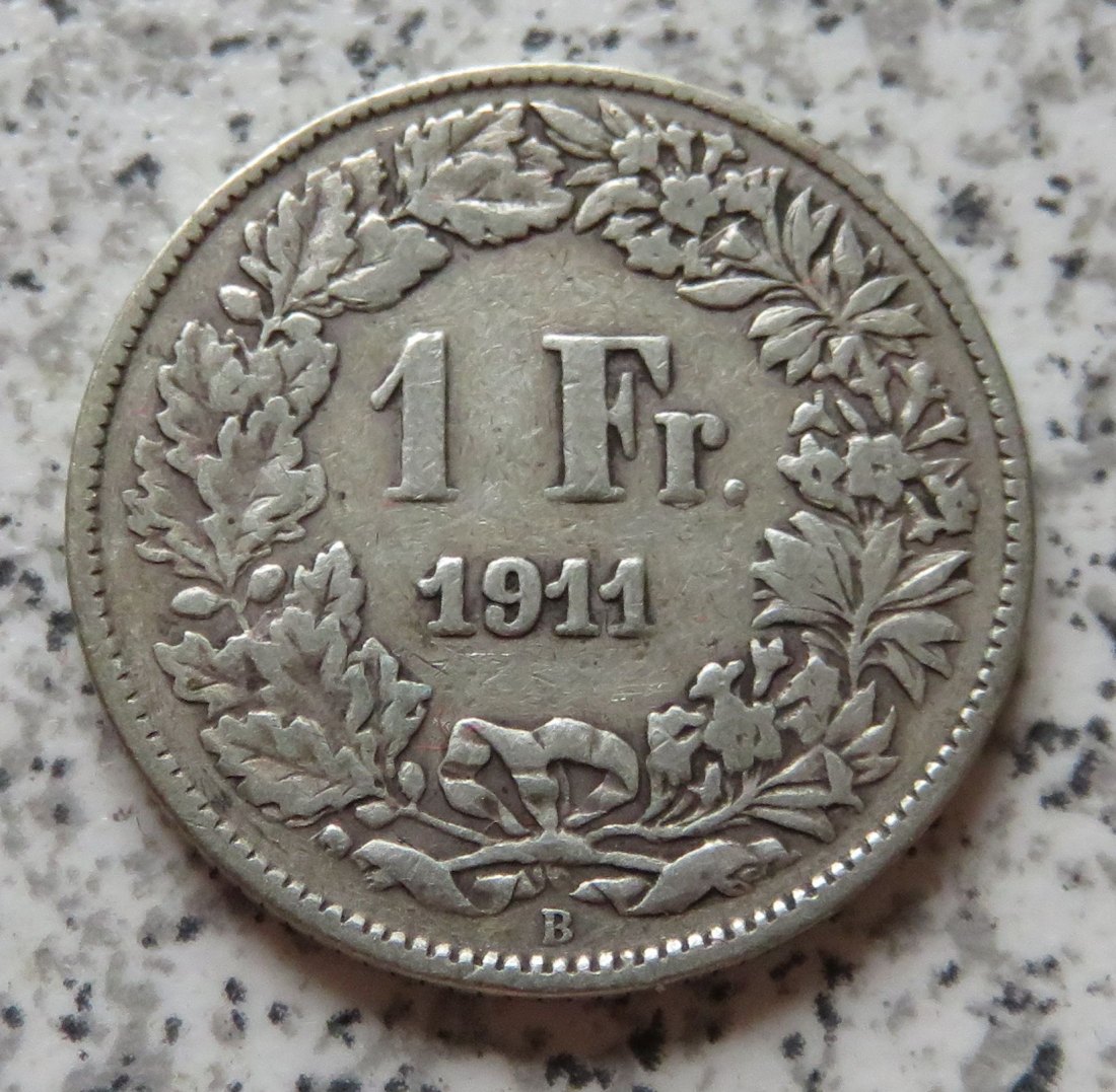  Schweiz 1 Franken 1911   