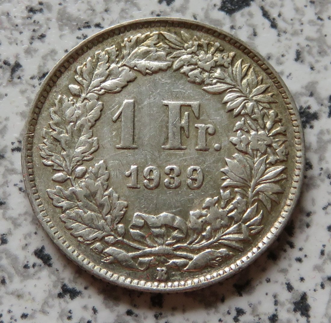  Schweiz 1 Franken 1939   