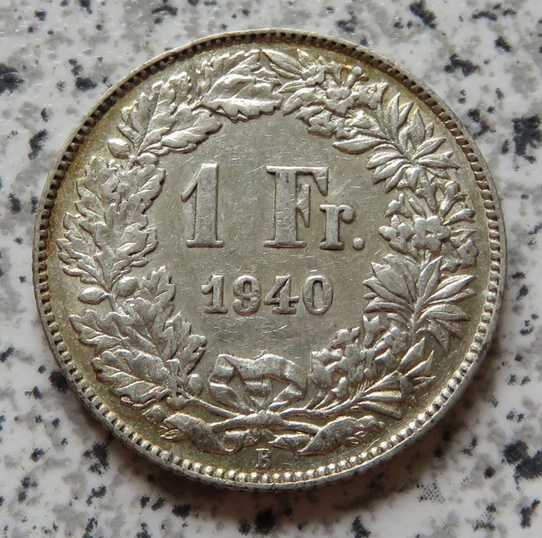  Schweiz 1 Franken 1940   