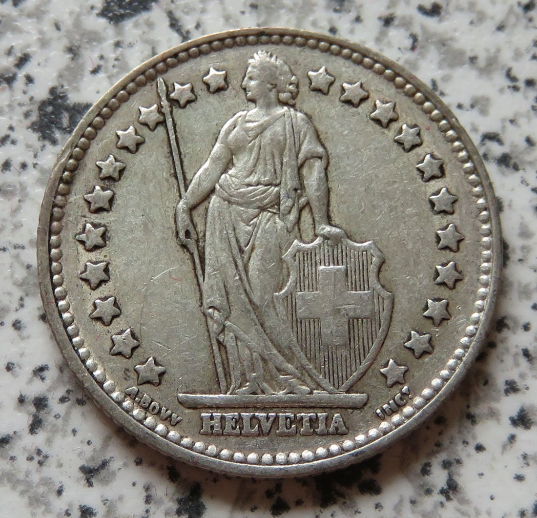  Schweiz 1 Franken 1953   