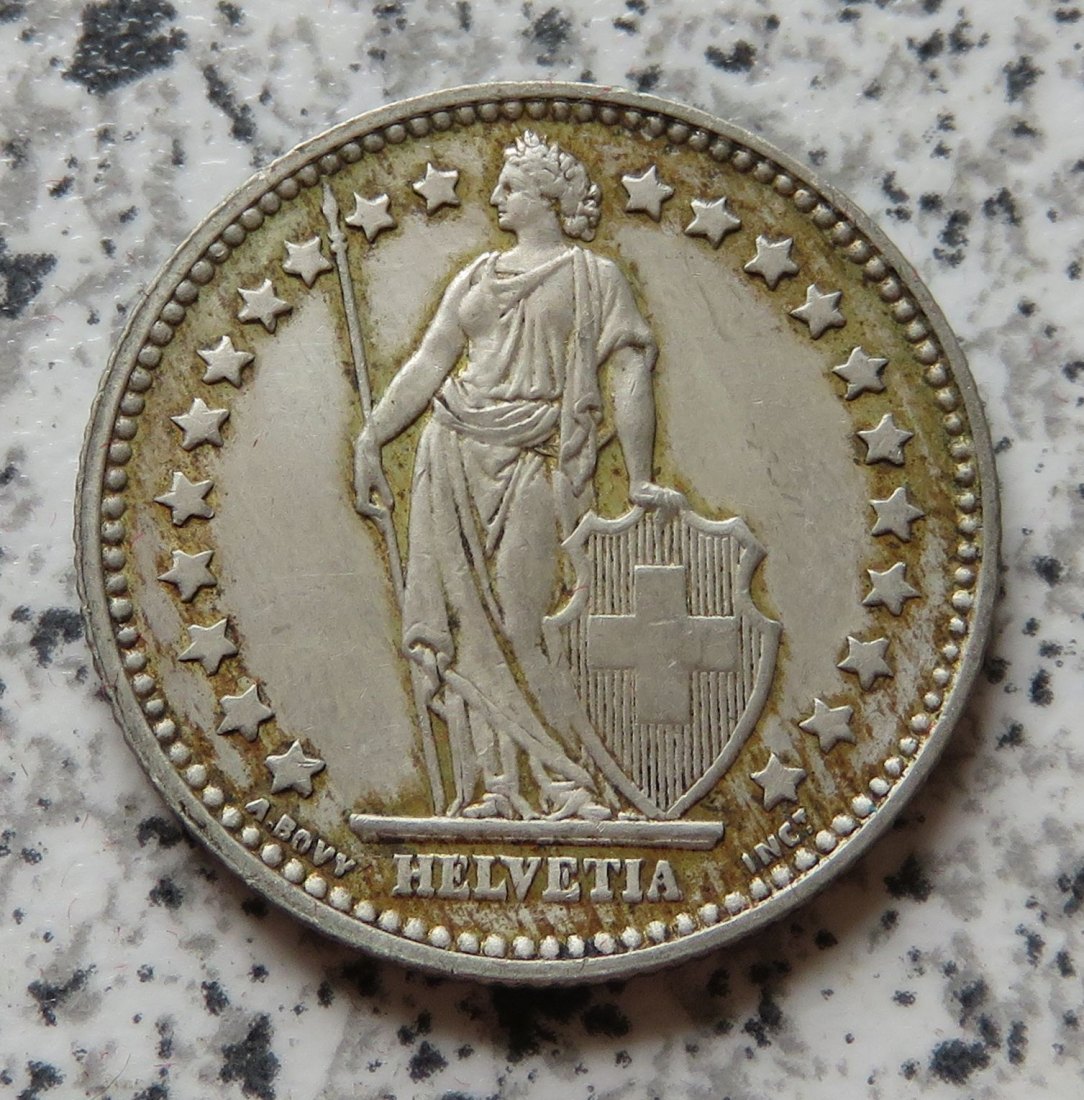  Schweiz 1 Franken 1956   